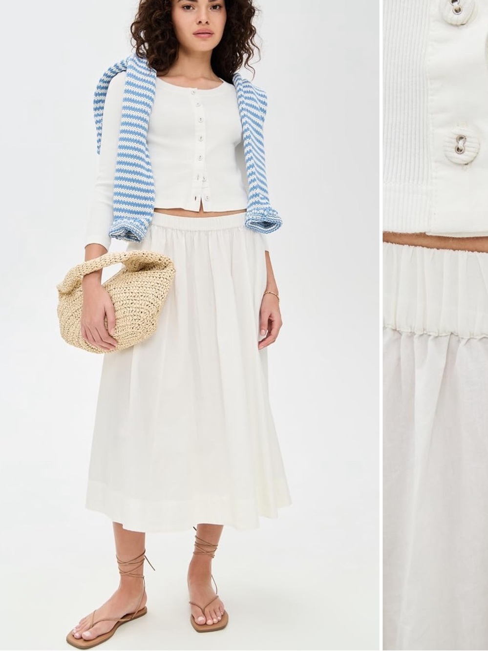 Free People Perfect Tones Set in Ivory